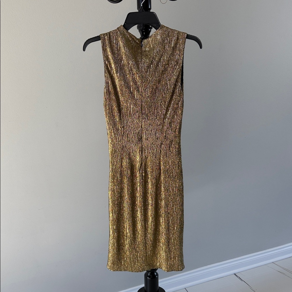 Cache Gold Embellished Mini Dress - Picture 5 of 5